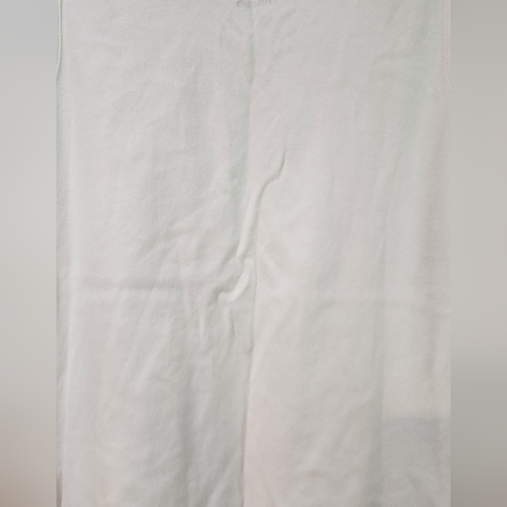 Women's Lands' End White Tank Top, Size L - Picture 7 of 7